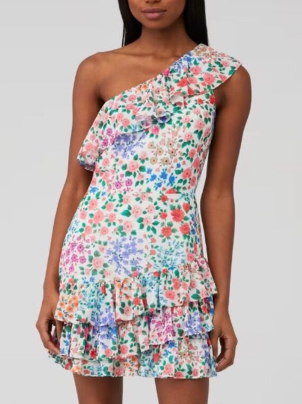 Yumi Kim Kingston Garden Ivory Skylar floral Mini Dress Size 6 8170